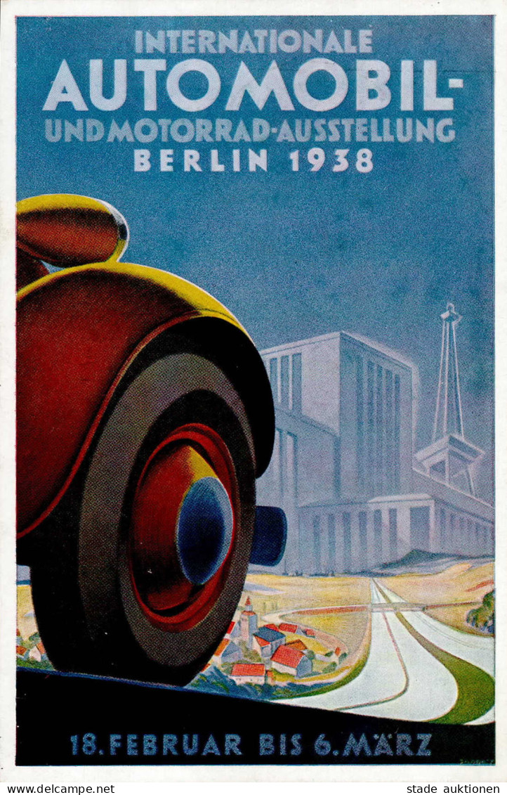 Ausstellung Berlin Int. Automobil-u. Motorrad-Ausstellung 1938 S-o I-II Expo - Ausstellungen