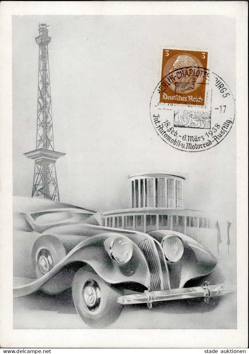 Ausstellung Berlin-Charlottenburg Int. Automobil-u. Motorrad-Ausstellung 1938 I-II Expo - Tentoonstellingen