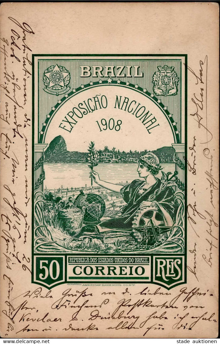 Ausstellung Brazil Exposicao Nacional 1908 Auf GSK I-II Expo - Esposizioni