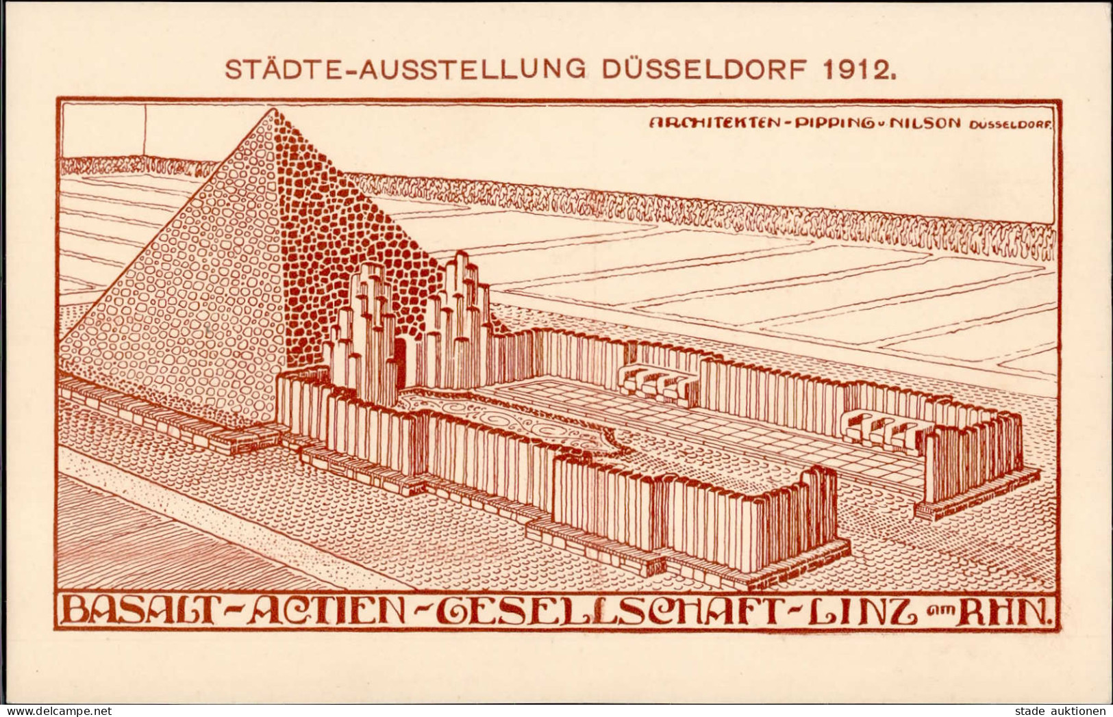 Ausstellung Düsseldorf Städte Ausstellung 1912 I-II Expo - Expositions
