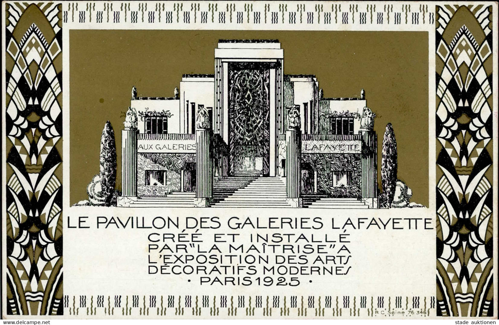 Ausstellung Paris Cree Et Installe Par La Maitrise A L Exposition Des Arts Decoratifs Modernes 1925 I-II Expo - Expositions