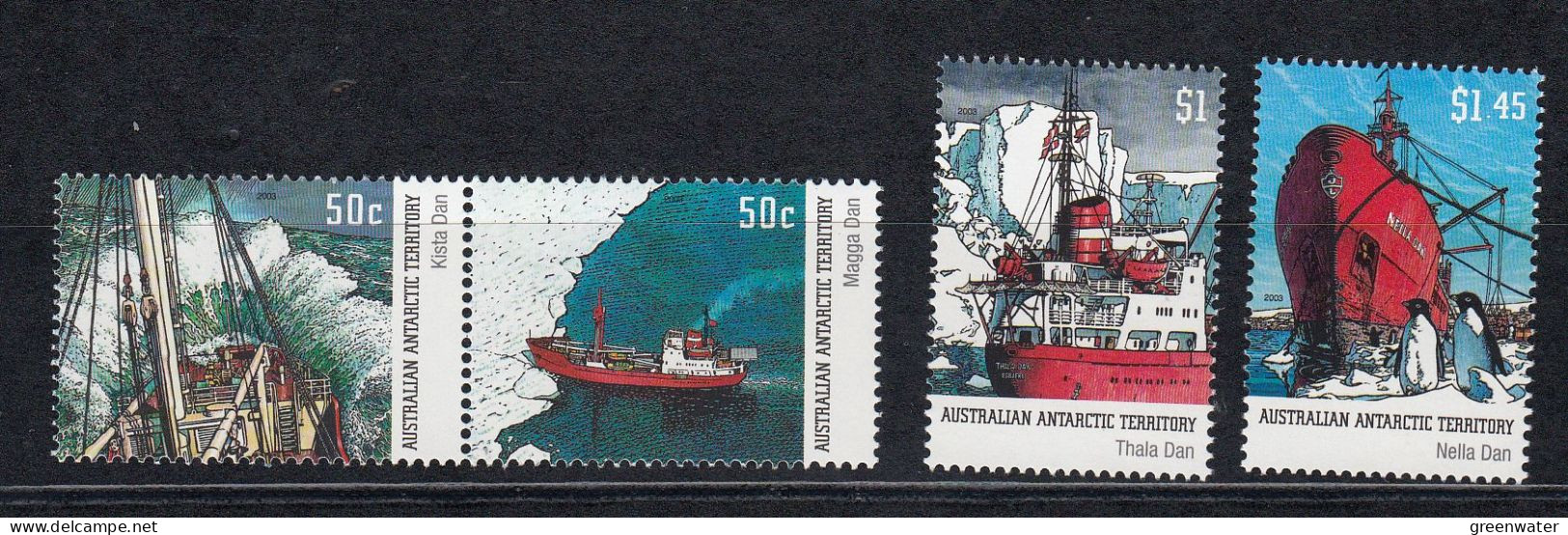 AAT 2003 Dan Ships 4v ** Mnh (59648) - Unused Stamps