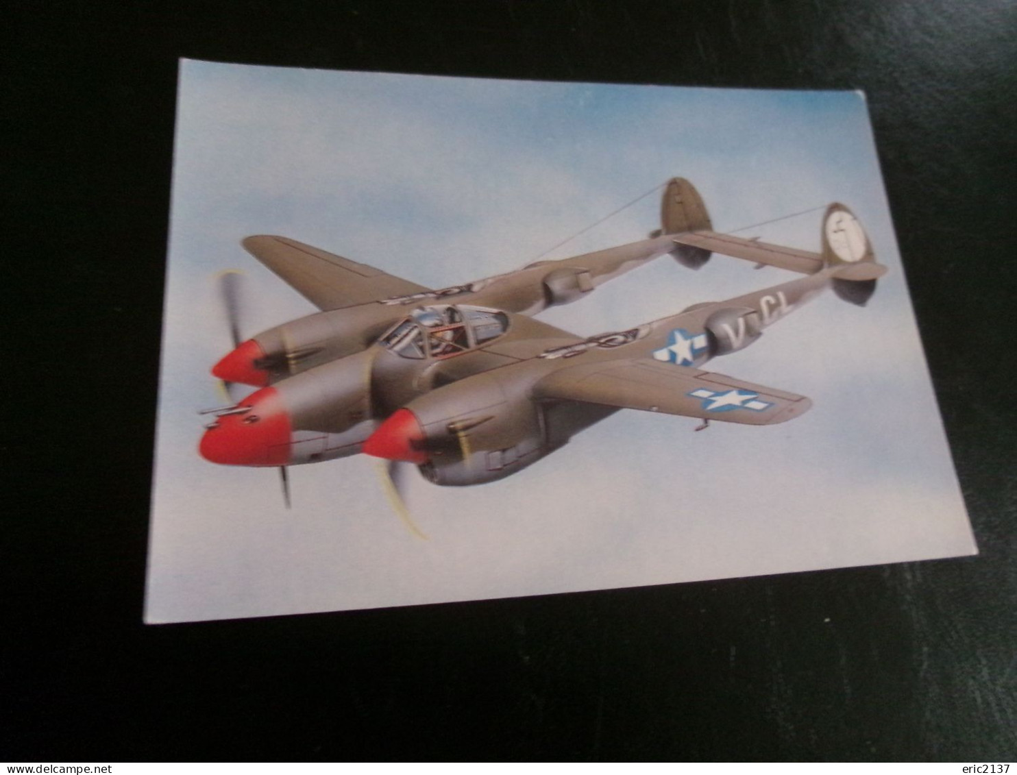 BELLE CARTE "LE P-38 J LIGHTNING" . - 1939-1945: 2. Weltkrieg