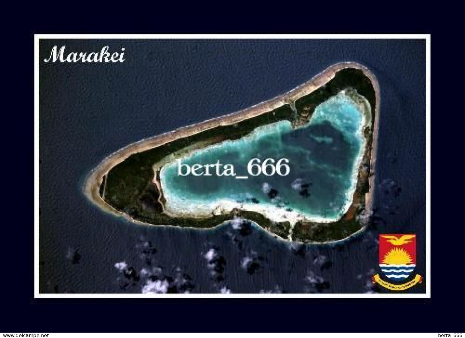 Kiribati Gilbert Islands Marakei Atoll New Postcard - Kiribati