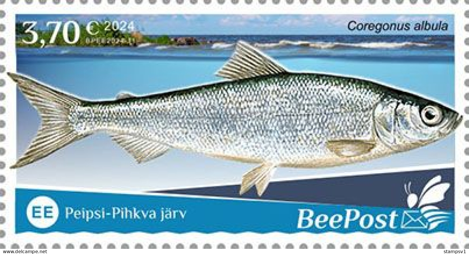 BeePost 2024 Fishes,. (EE24-11) PRIVATE POST ISSUE - Peces