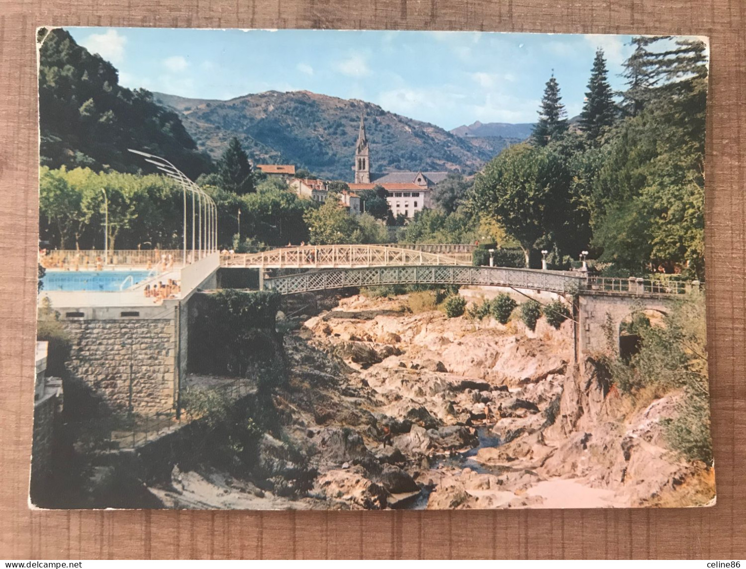 VALS Les BAINS Pont Sur La Volane Et La Piscine - Vals Les Bains