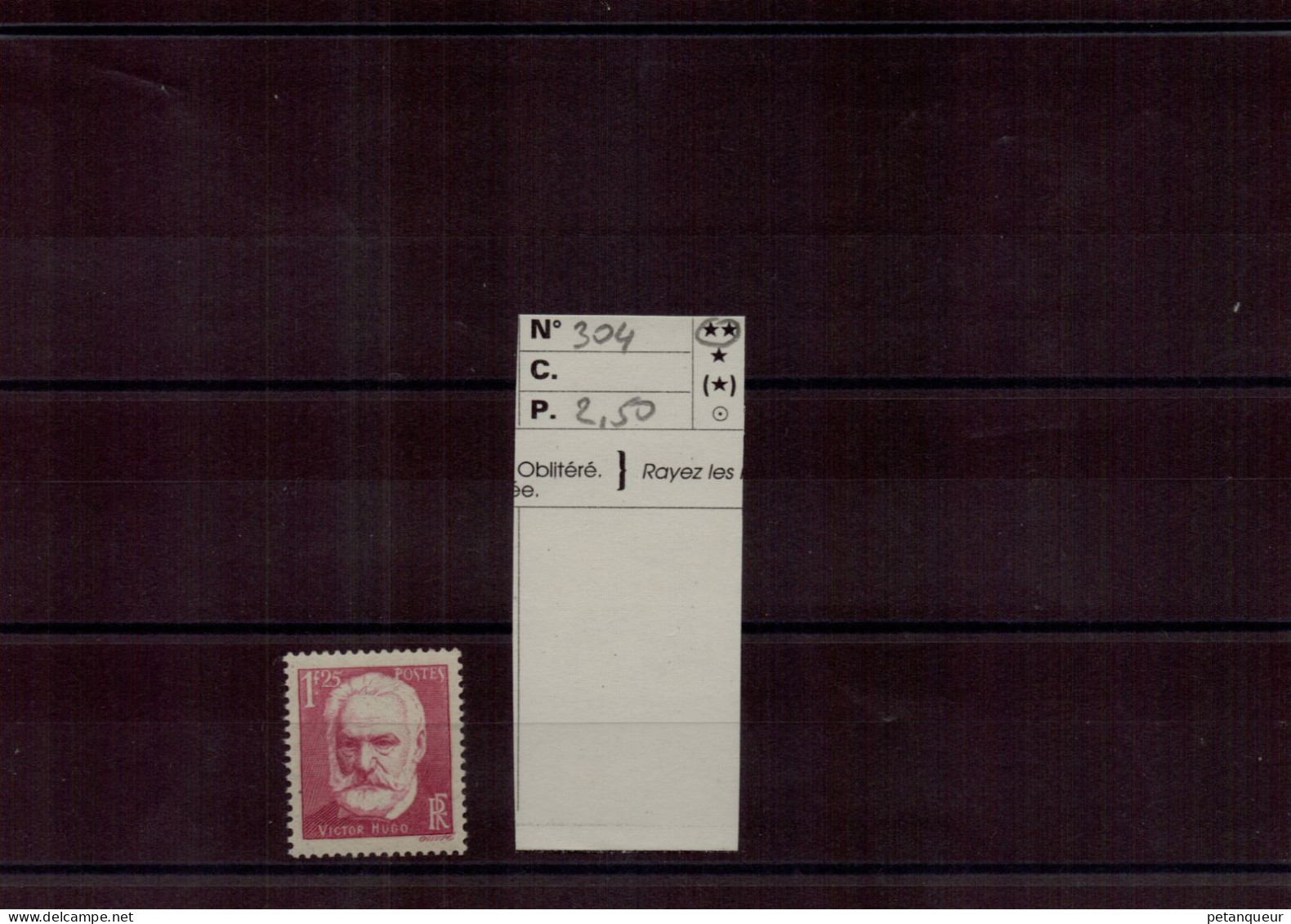 N° 304 - Unused Stamps