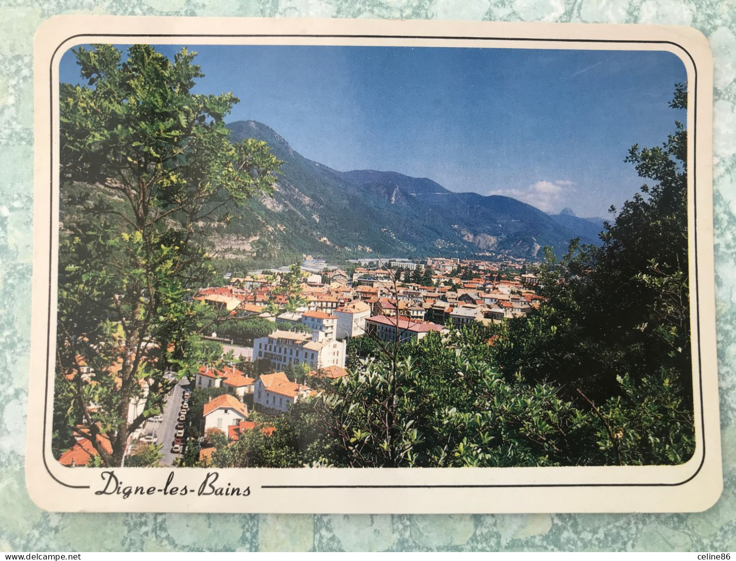 DIGNE LES BAINS Vue Des Oreilles D'Ane - Digne