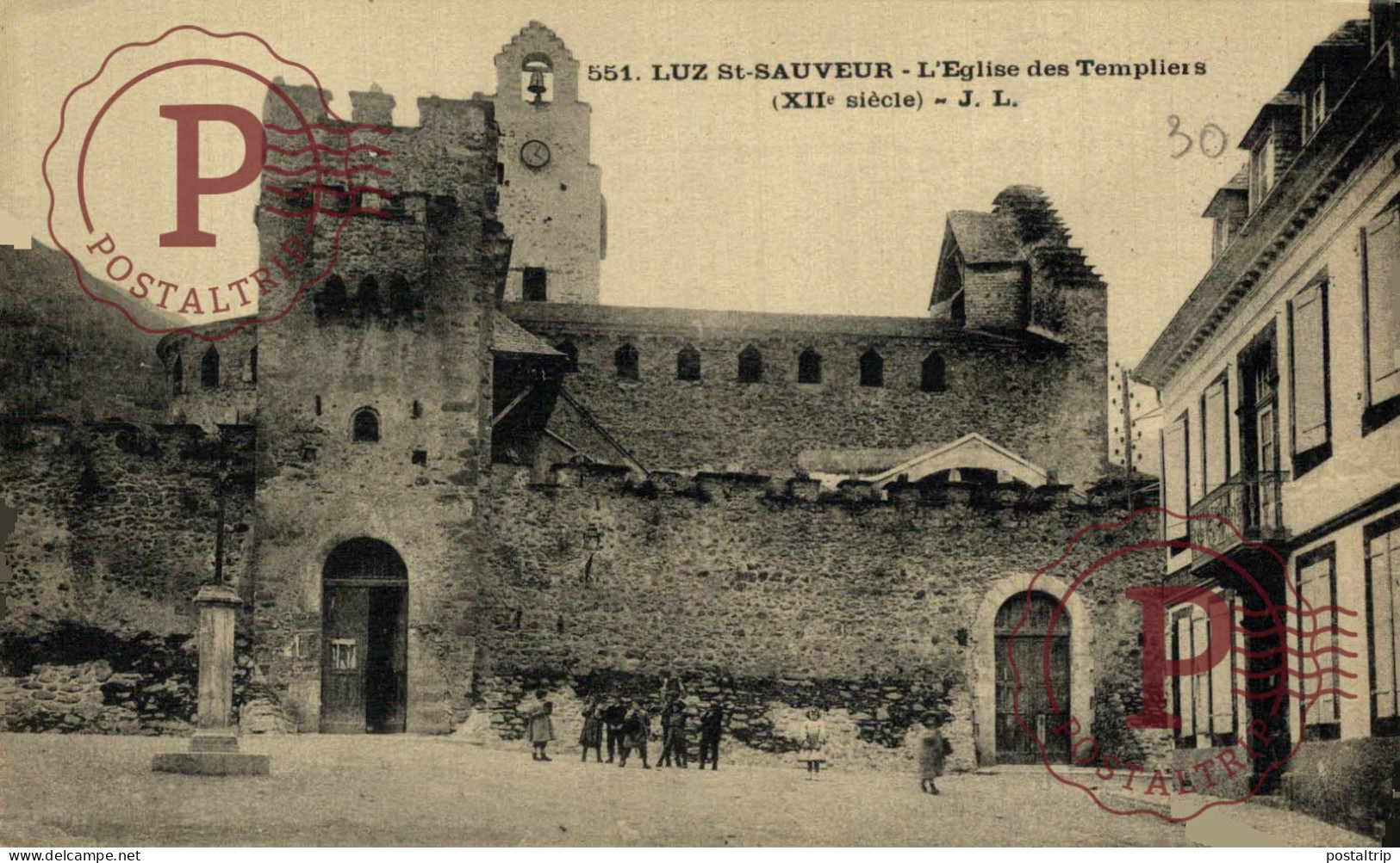 FRANCIA. FRANCE. LUZ. EGLISE DES TEMPLIERS - Luz Saint Sauveur