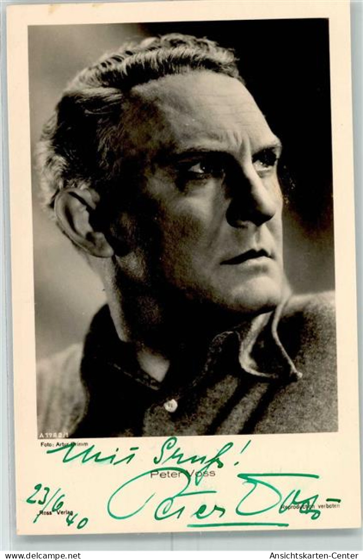 13152705 - Peter Voss 1940 Autogramm AK - Actores