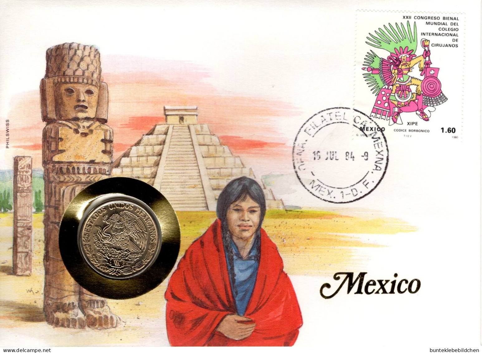 Numisbrief - Mexiko - Messico