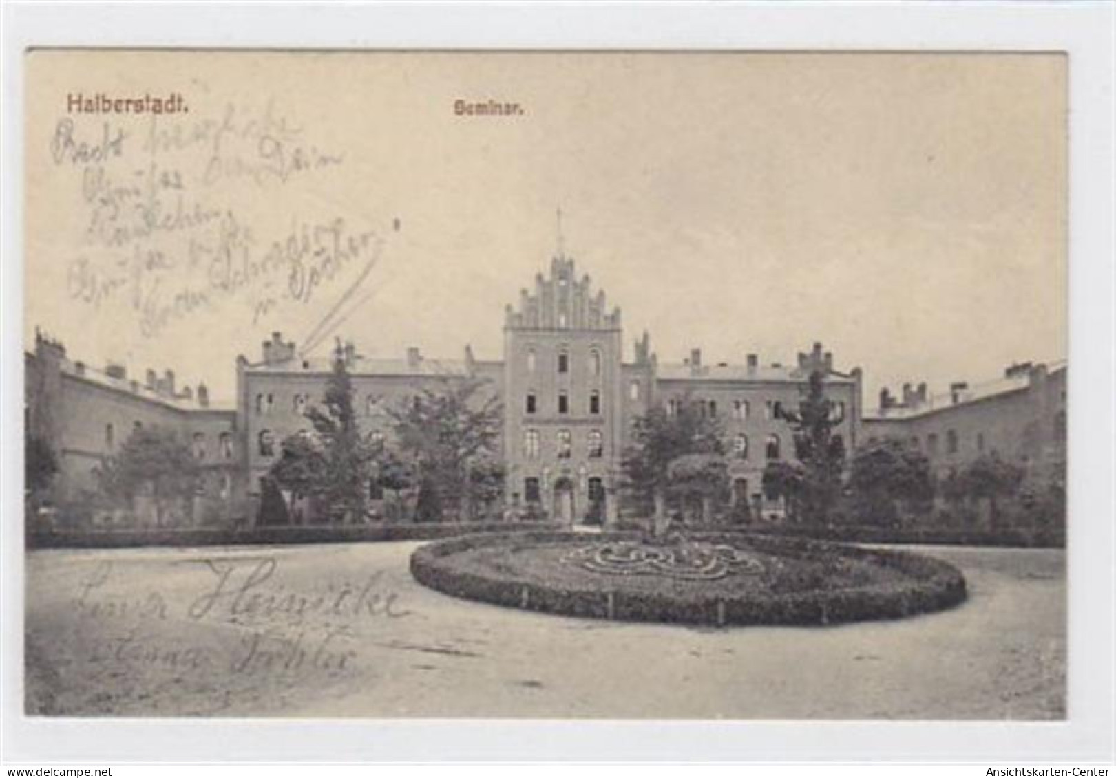 39008305 - Seminar In Halberstadt Gelaufen 1913. Gute Erhaltung. - Halberstadt