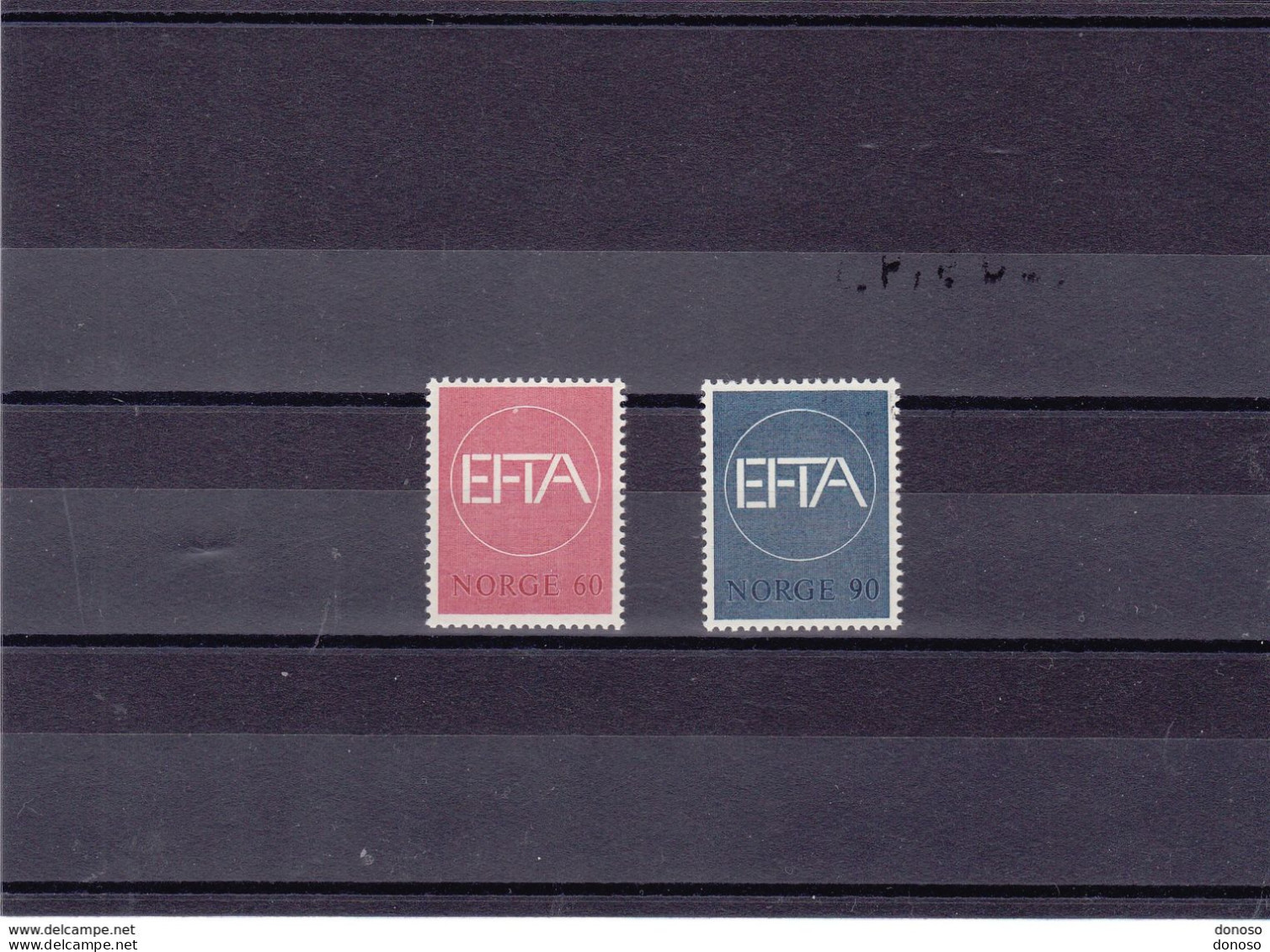 NORVEGE 1967 EFTA AELE Yvert 505-506, Michel 551-552 NEUF** MNH Cote 3,75 Euros - Nuovi