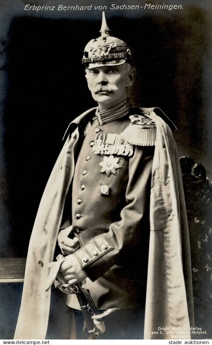 Adel Sachsen-Meiningen Erbprinz Bernhard I-II - Familias Reales