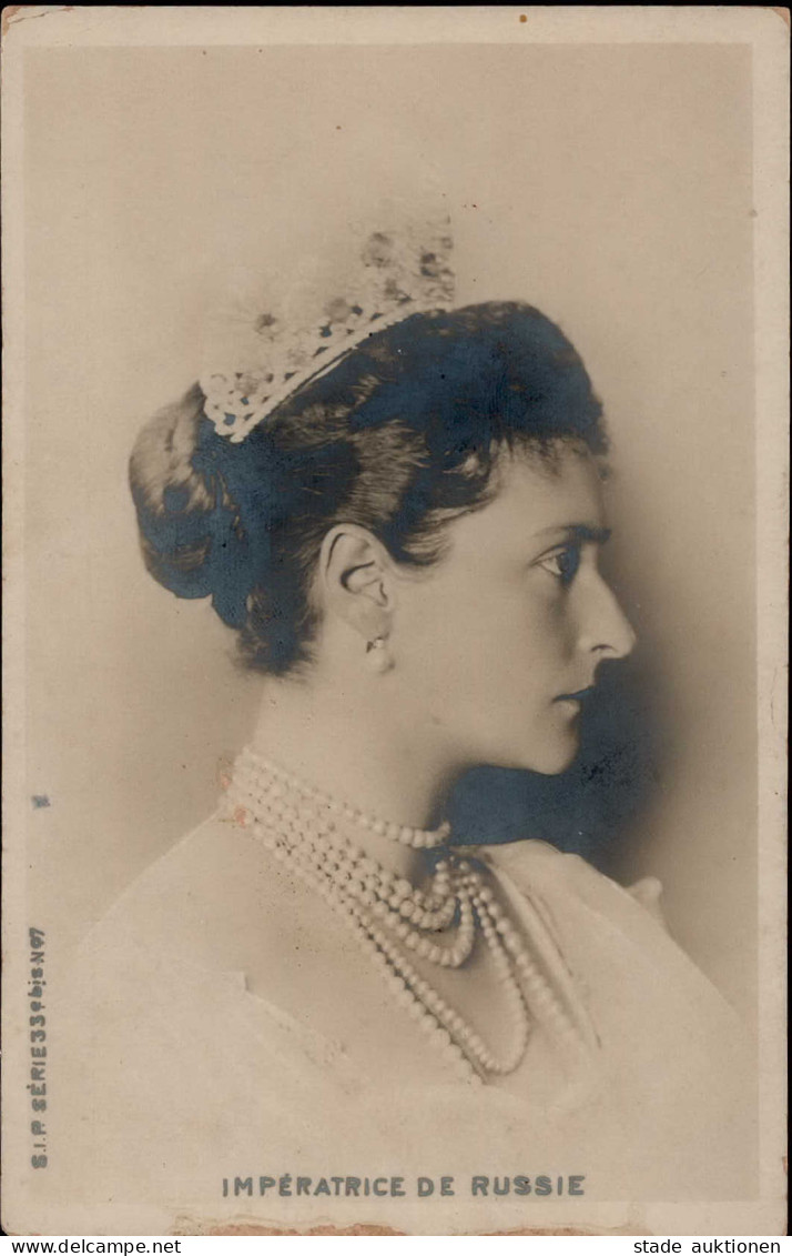 Adel Russland Alexandra Fjodorowna II (fleckig) - Königshäuser