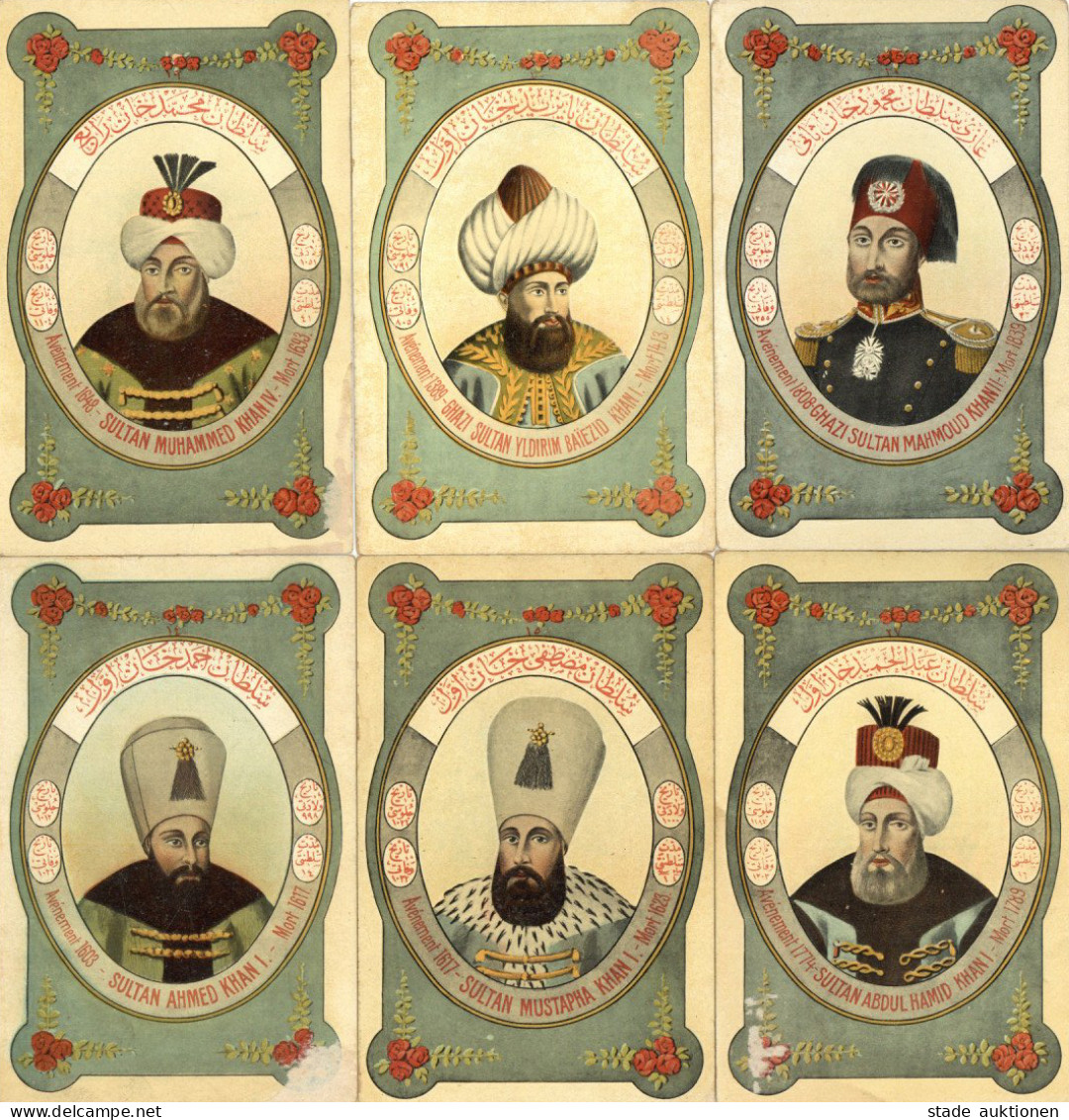 Adel Ausland 6er-Serie Osmanisches Reich Türkei Von Fruchtermann, Max Constantinole I-II - Royal Families