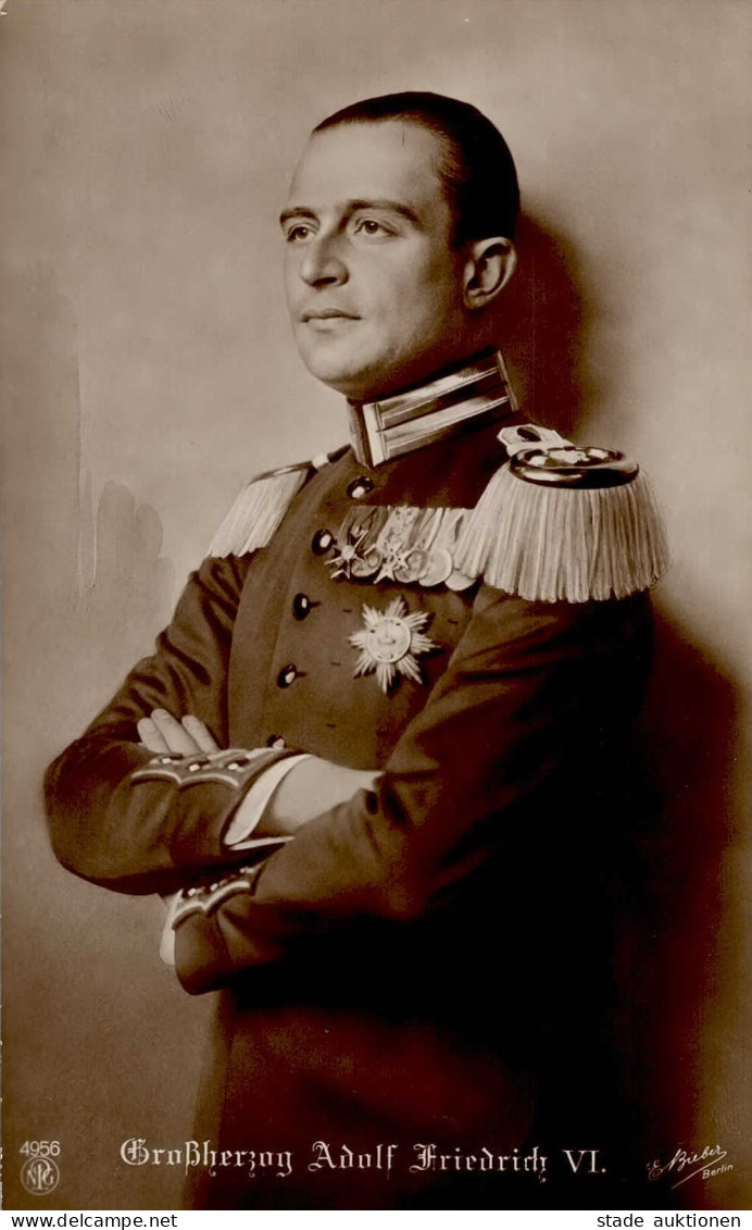 Adel Mecklenburg-Strelitz Großherzog Adolf Friedrich VI. I-II - Königshäuser