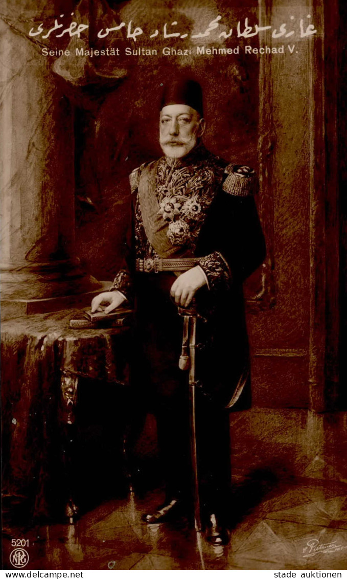 Adel Osmanisches Reich Sultan Ghazi Mehmed Rechad I-II - Familles Royales
