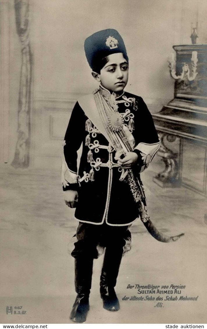 Adel Persien Sultan Ahmed Ali I-II - Case Reali