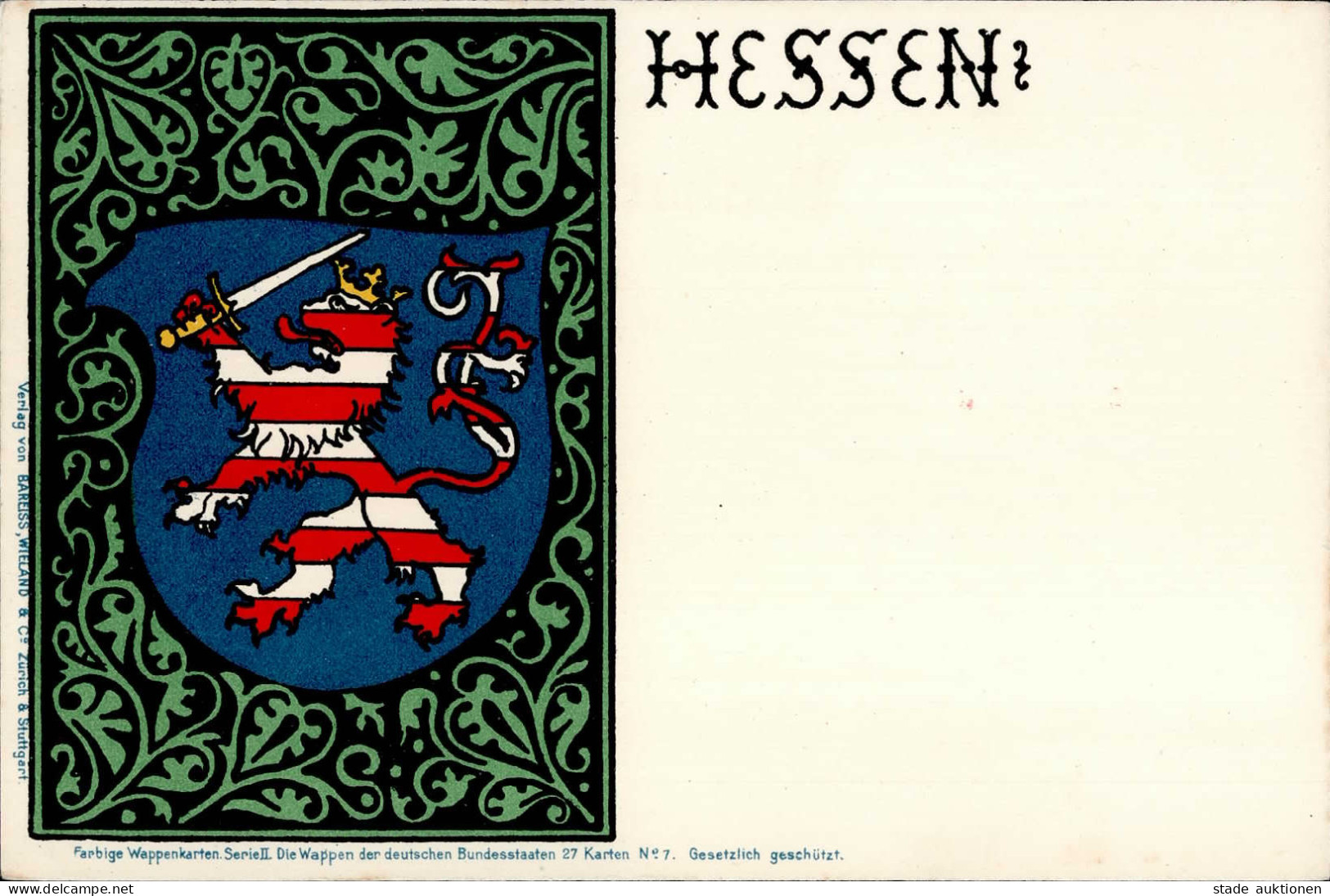 Adel Hessen Wappen I-II - Familles Royales