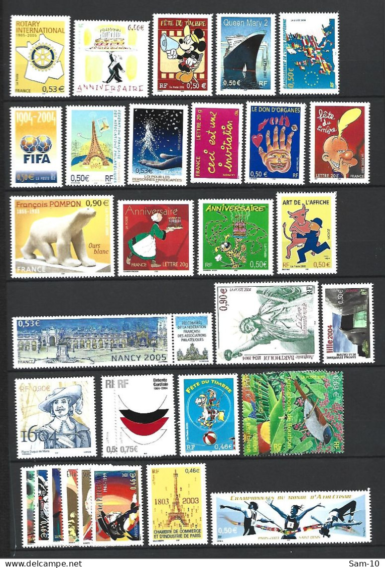 Petit Lot De Timbre De France Neuf ** Au Prix De La Poste - Unused Stamps