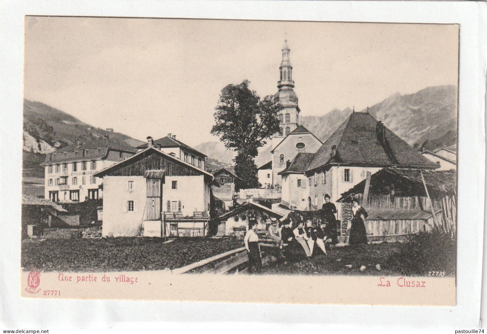 CPA :  14 X 9  -  Une  Partie  Du  Village  - LA  CLUSAZ - La Clusaz