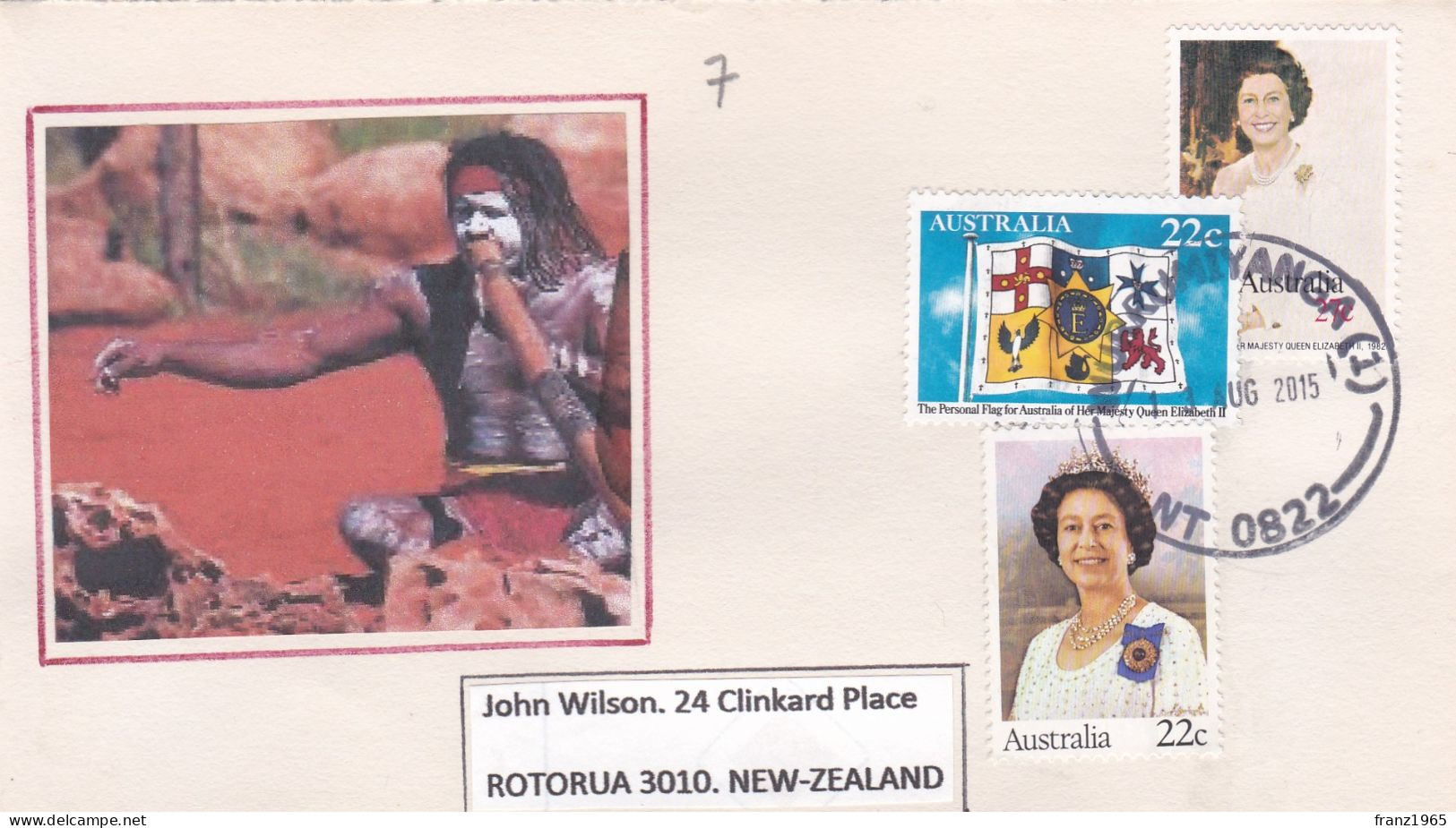 From Australia To New Zealand - 2012 - Brieven En Documenten