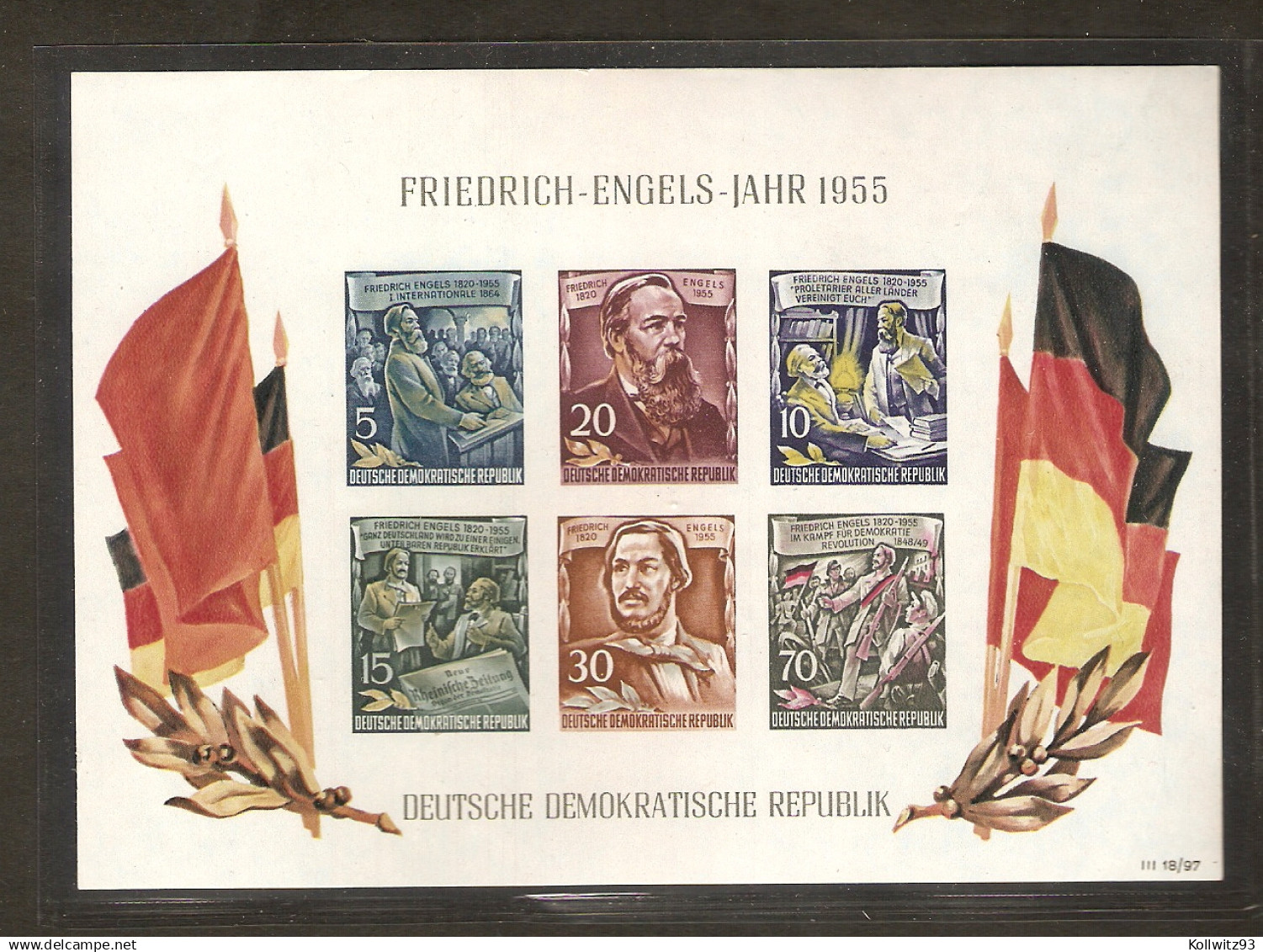 DDR. Mi.-Nr. Block 13 , Engels Block, Postfrisch. - Altri & Non Classificati