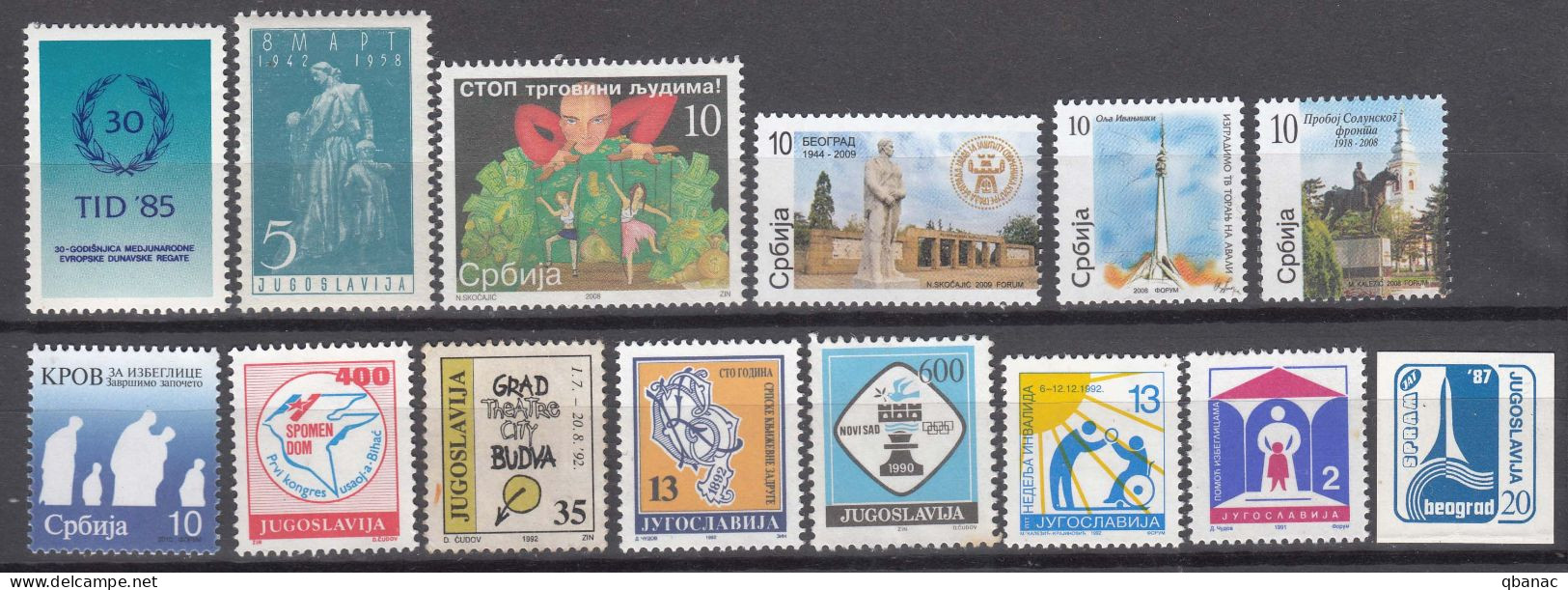 Yugoslavia Republic Charity Stamps, Mint Never Hinged - Beneficiencia (Sellos De)