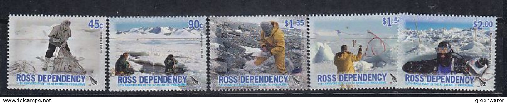 Ross Dependency 2006 50th Ann. NZ Antarctic Program 5v ** Mnh (59649A) - Ongebruikt