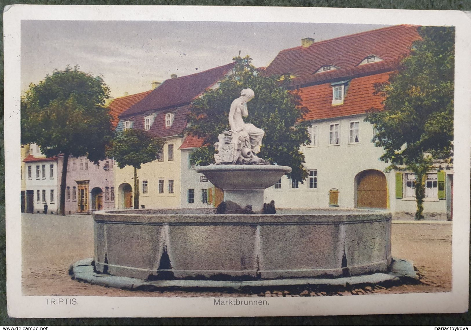 1914.Triptis. Marktbrunnen. - Triptis