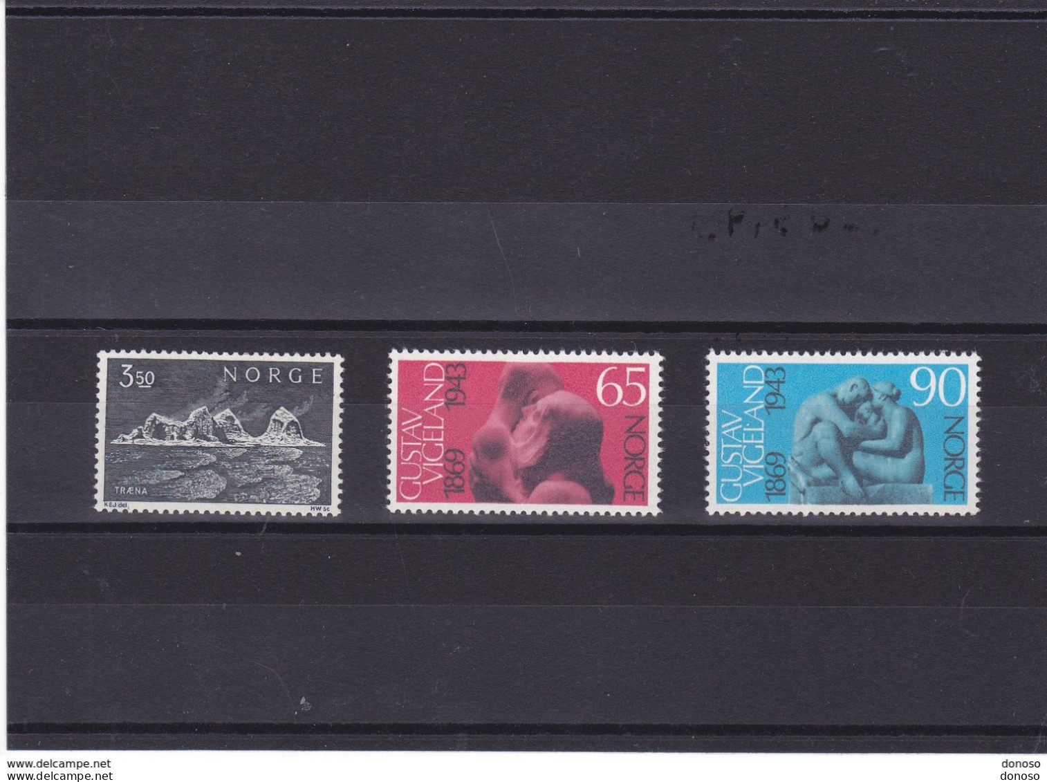 NORVEGE 1969 Yvert 542 + 543-544 NEUF** MNH - Ongebruikt