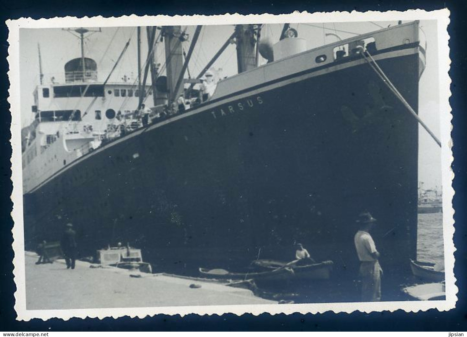 Lot De 5  Photo -- Photographie Bateaux Commerce Et à Passagers Paquebot .. Tarsus Cyrnos  STEP192 - Barche