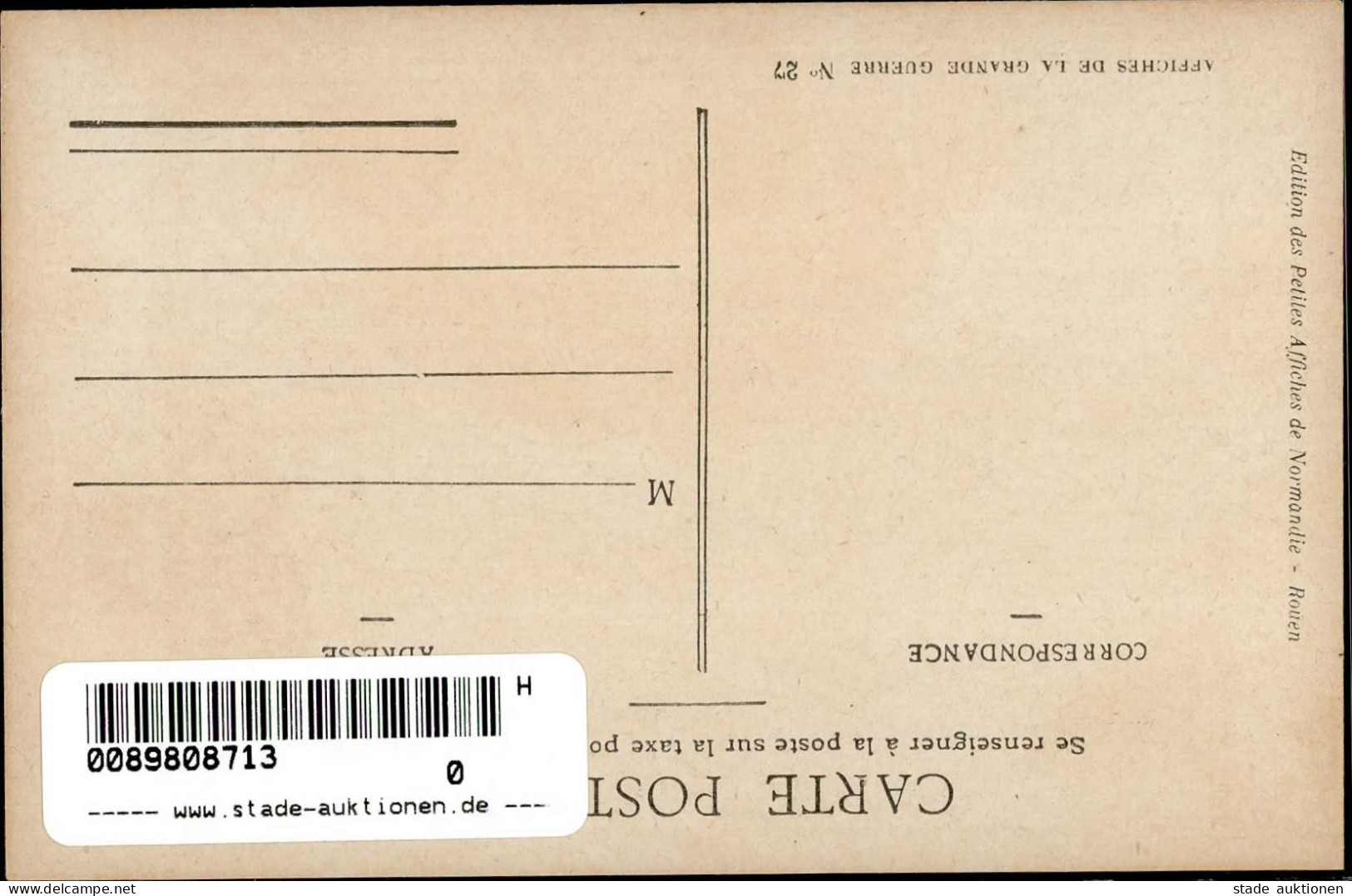 Antipropaganda WK I Italien Sign. Mauzan I-II - Other & Unclassified