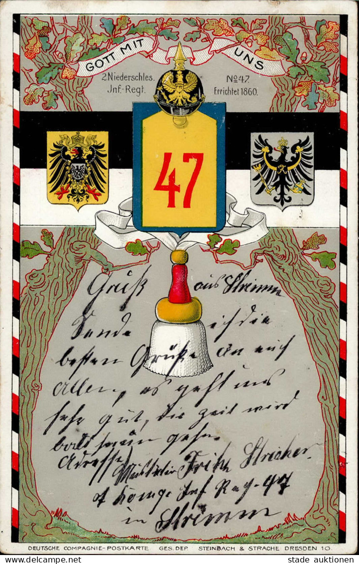 Regiment 2. Niederschles. Inf.-Regt. Nr. 47 I-II - Régiments