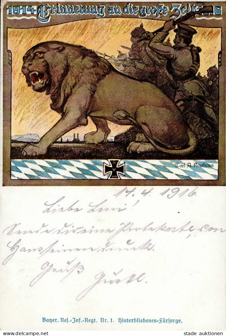 Regiment Bayer. Ref.- Inf.-Regt. Sign. Korthaus, Carl I-II - Regiments