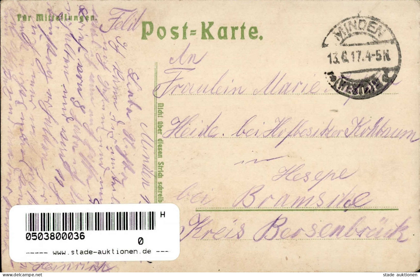 Regiment Grüße Von Meinem Bataillon I-II (kl. Eckbug) - Regimenten