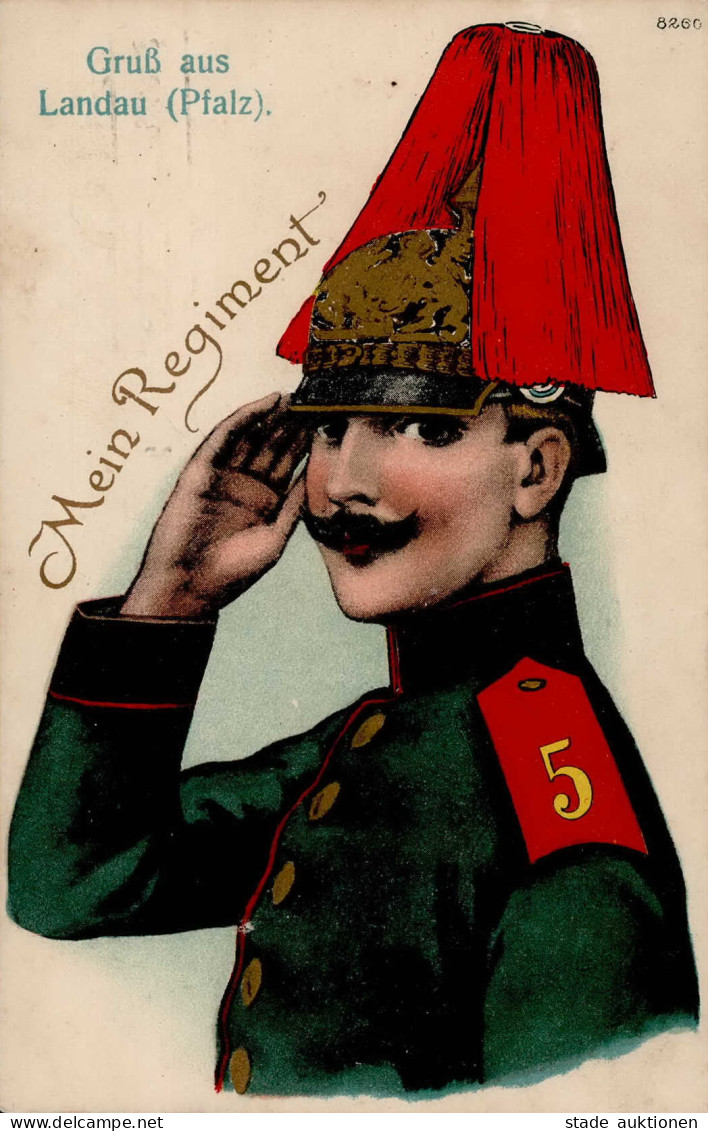 Regiment Landau Königlich Bayerisches 5. Feldartillerie-Regiment König Alfons XIII. Von Spanien I-II - Regiments