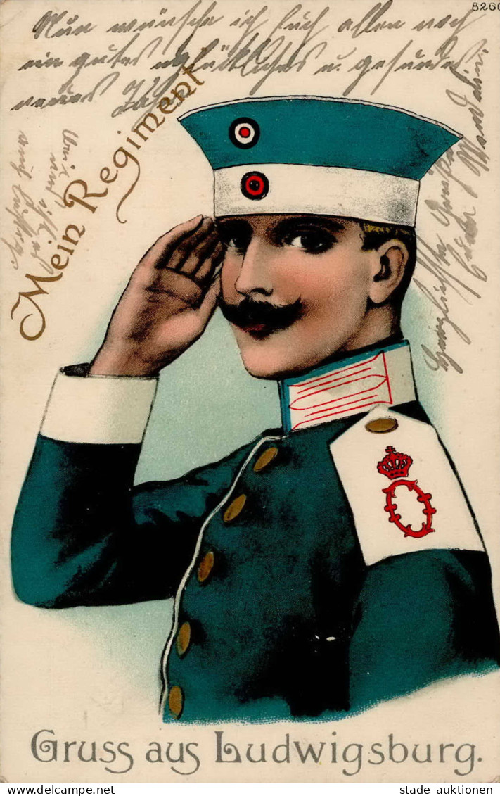 Regiment Ludwigsburg Dragonerregiment Königin Olga (1. Württembergisches) Nr. 25 I-II - Régiments