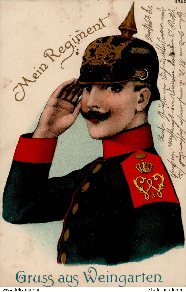 Regiment Weingarten Infanterie-Regiment König Wilhelm I. (6. Württembergisches) Nr. 124 I-II - Regimenten