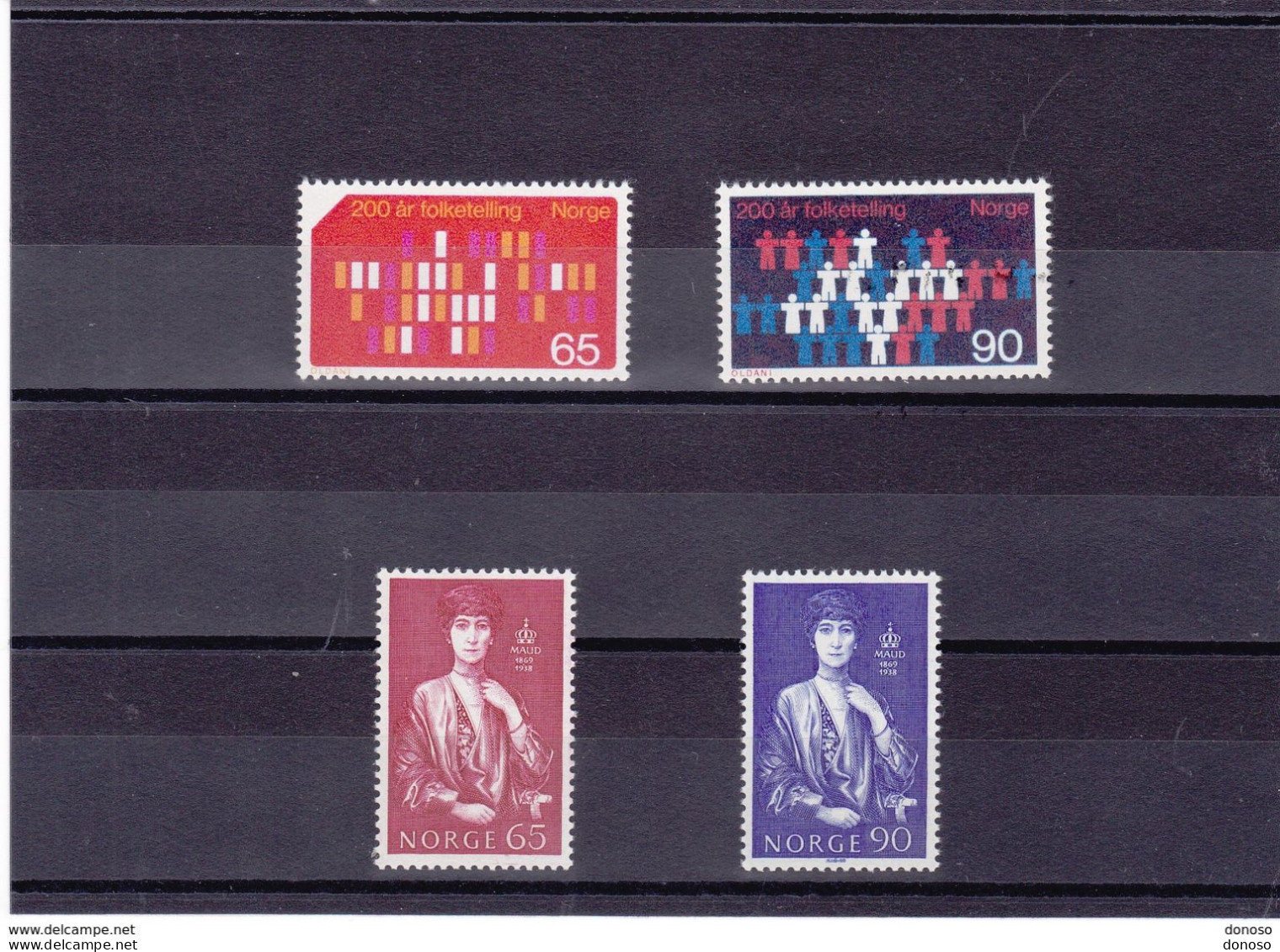 NORVEGE 1969  Yvert 554-555 + 556-557 NEUF** MNH - Unused Stamps