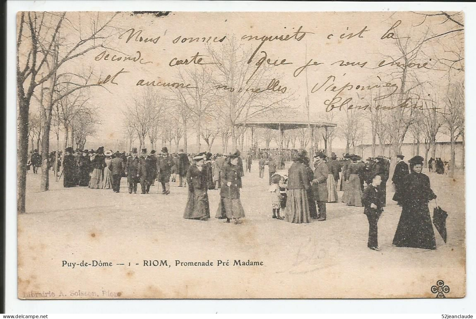 La Promenade Pré-Madama    1902  N° 1 - Riom