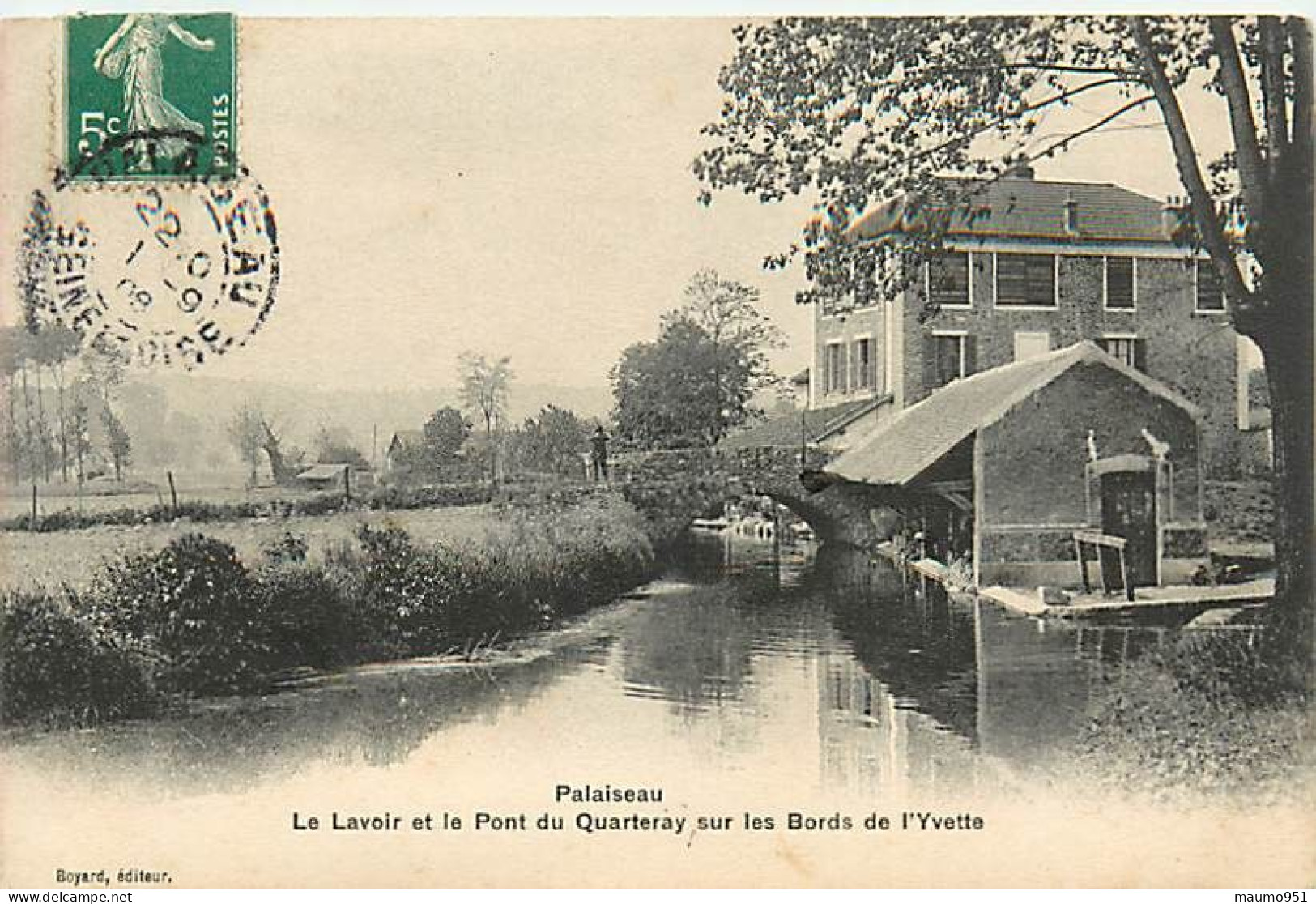 91 PALAISEAU - Le Lavoir Et Le Pont Du Quartenay Sur Les Bords De L'Yvette - Palaiseau