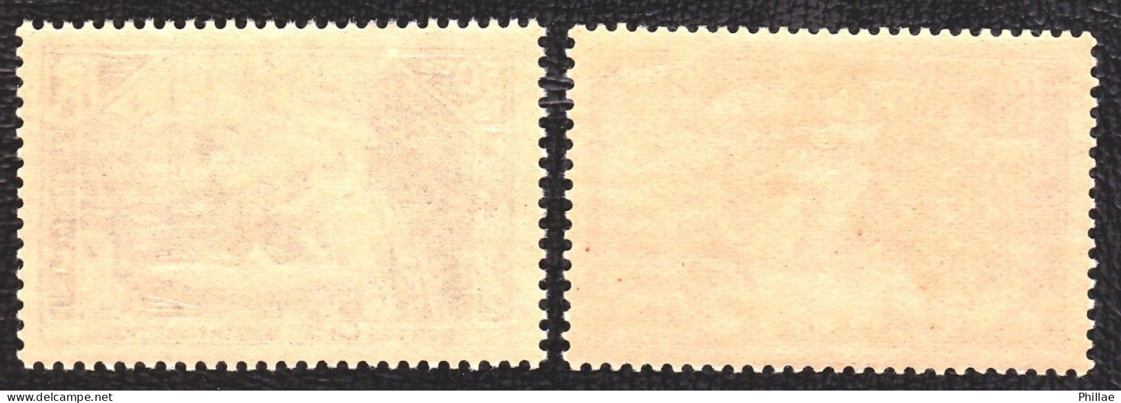 307 / 308 - Paire Art Et Pensée - Neufs N**/N* (307 : N** - 308 : N* Trace Quasi-invisible) - TB - Unused Stamps