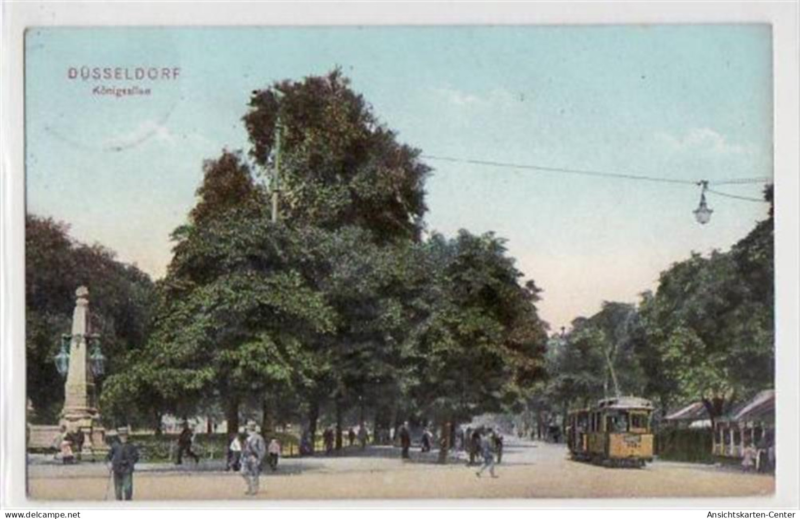 39059105 - Duesseldorf Mit Koenigsallee Gelaufen, Mit Marke Und Stempel Von 1909. Gute Erhaltung. - Düsseldorf