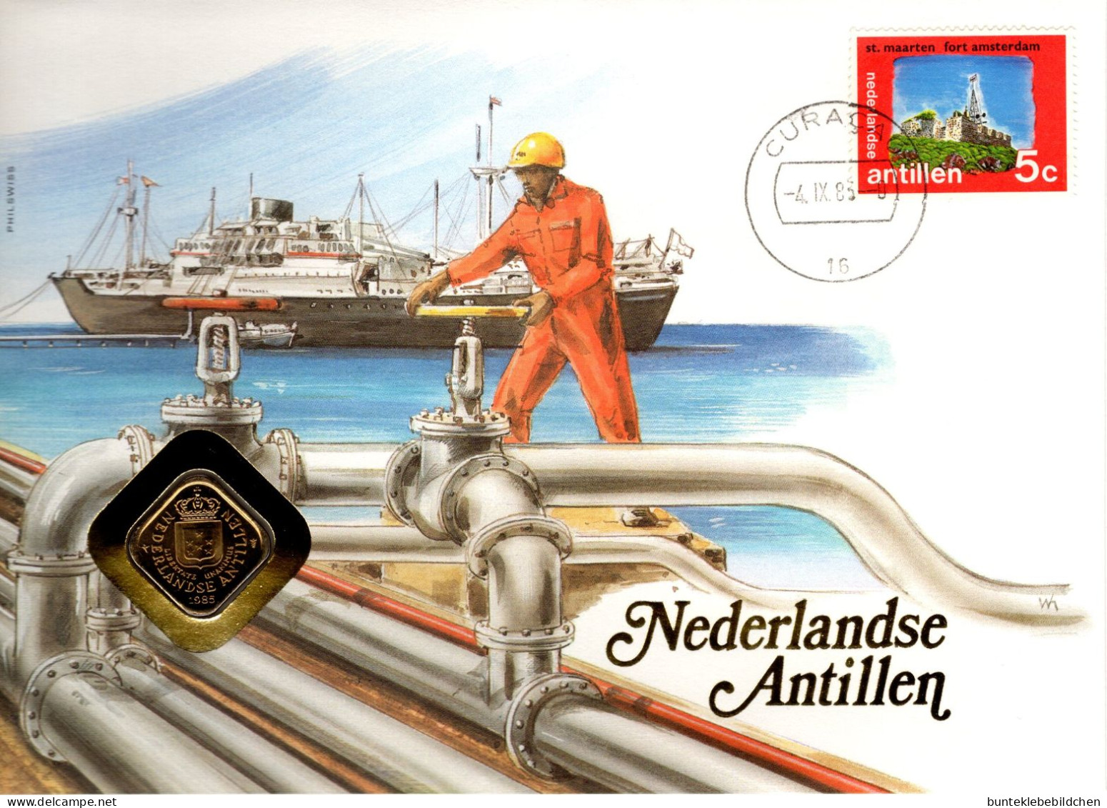 Numisbrief - Antillen- Niederländisch - Antille