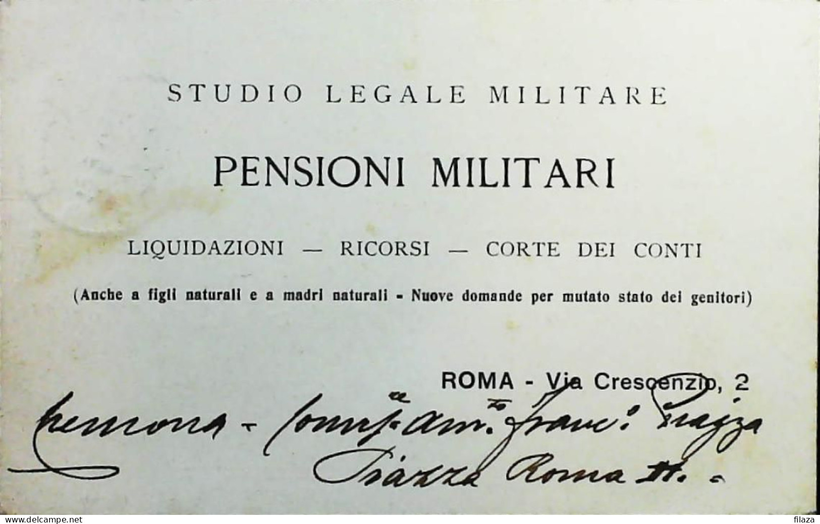 ITALY - Cartolina Militare 1915-1918 –  (AGIAB) - S8123 - Militärpost (MP)