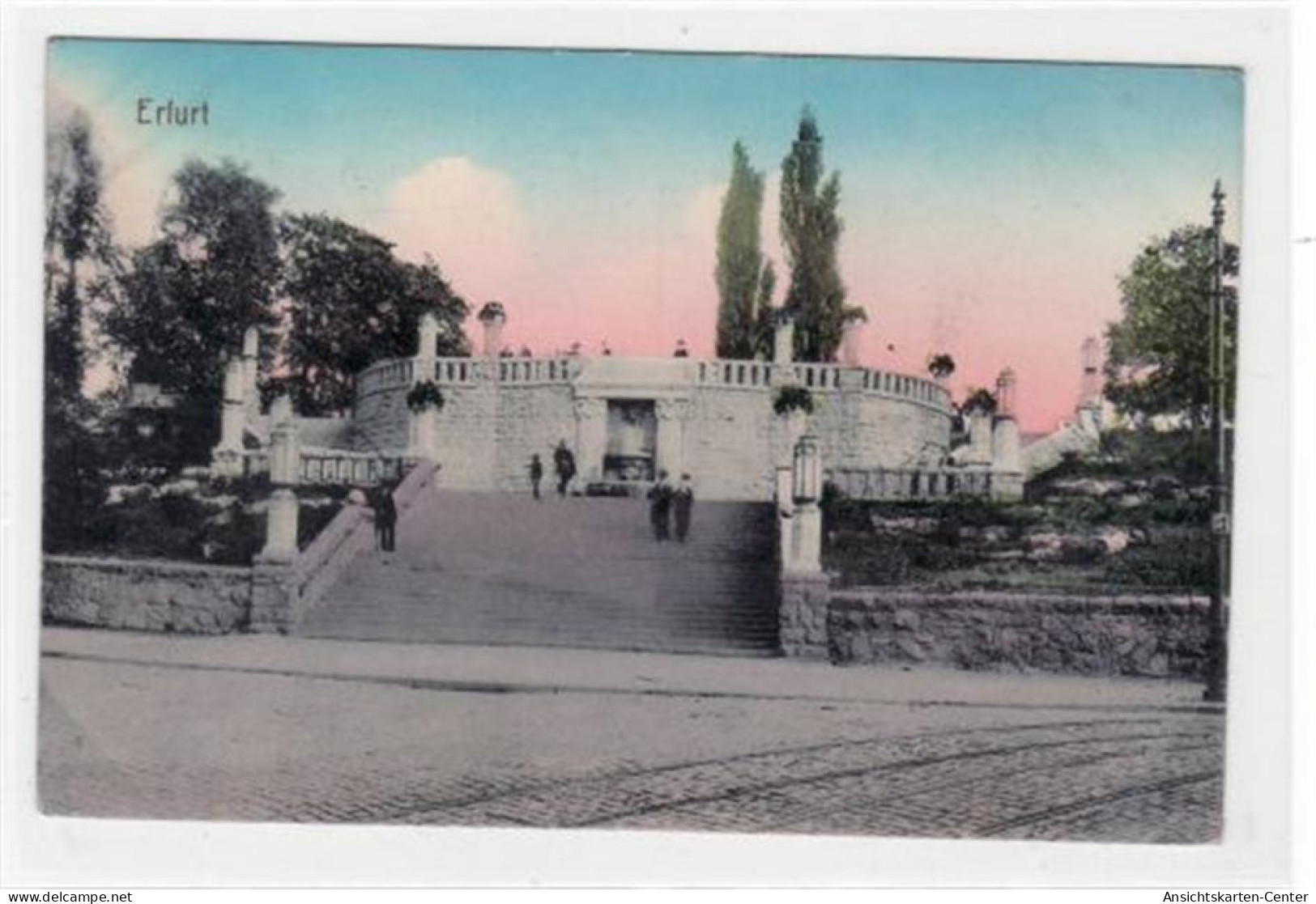 39005905 - Erfurt Mit Stadtpark Gelaufen 1916. An Den Ecke N Leichte Abdruecke Vom Album. FlEcke N Rueckseite, Sonst Gu - Erfurt