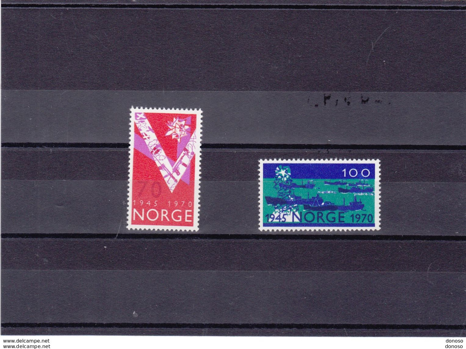 NORVEGE 1970 LIBERATION  Yvert 562-563 NEUF** MNH - Unused Stamps