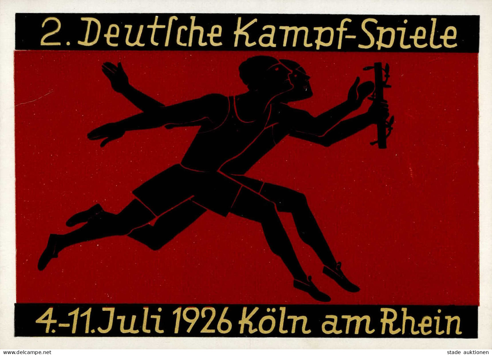 Zwischenkriegszeit Köln 2. Deutsche Kampf-Spiele 4.-11. Juli 1926 I-II - Guerres - Autres